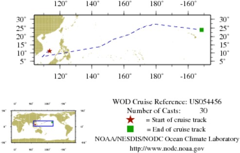NODC Cruise US-54456 Information
