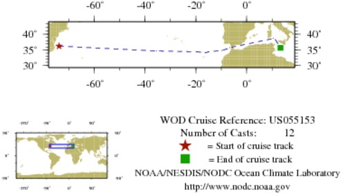 NODC Cruise US-55153 Information