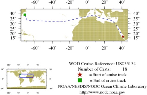 NODC Cruise US-55154 Information