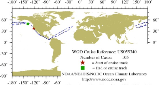 NODC Cruise US-55340 Information