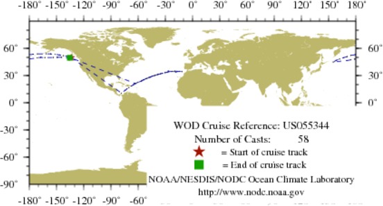 NODC Cruise US-55344 Information