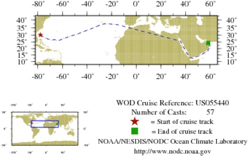 NODC Cruise US-55440 Information