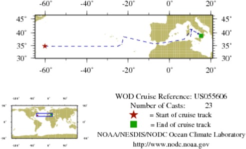 NODC Cruise US-55606 Information