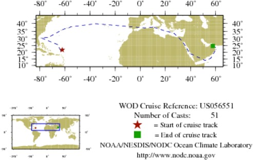 NODC Cruise US-56551 Information
