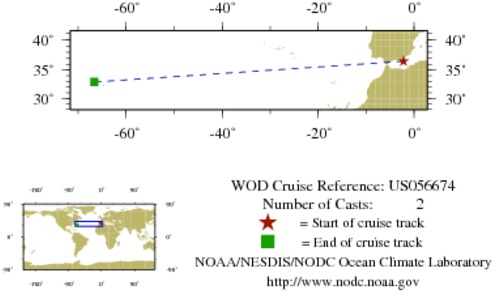 NODC Cruise US-56674 Information