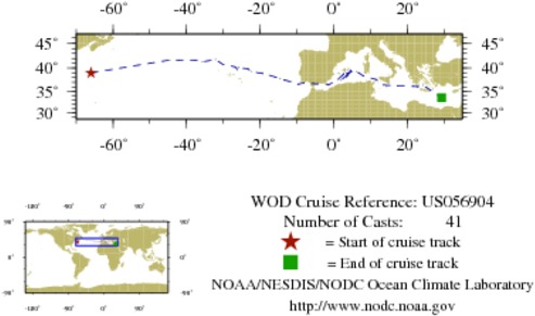 NODC Cruise US-56904 Information
