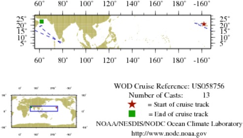 NODC Cruise US-58756 Information