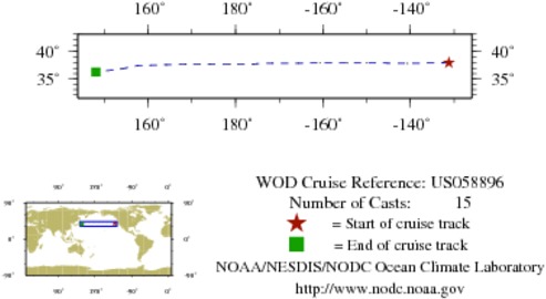 NODC Cruise US-58896 Information