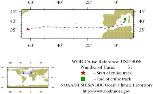 NODC Cruise US-59066 Information