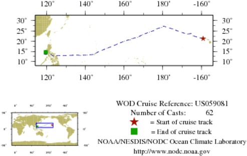 NODC Cruise US-59081 Information