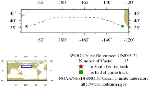NODC Cruise US-59121 Information