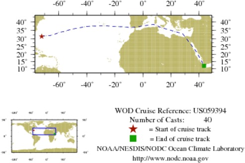 NODC Cruise US-59394 Information