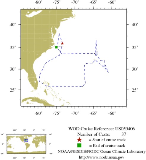 NODC Cruise US-59406 Information