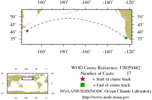 NODC Cruise US-59482 Information