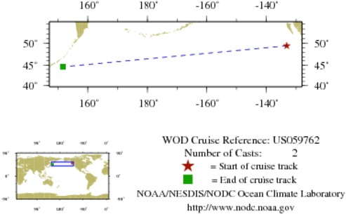 NODC Cruise US-59762 Information