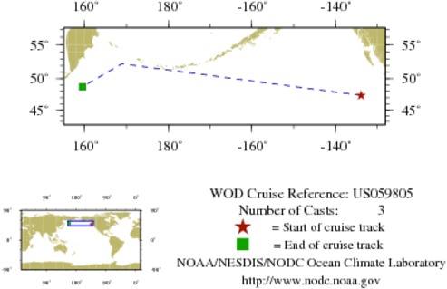 NODC Cruise US-59805 Information