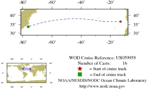 NODC Cruise US-59958 Information