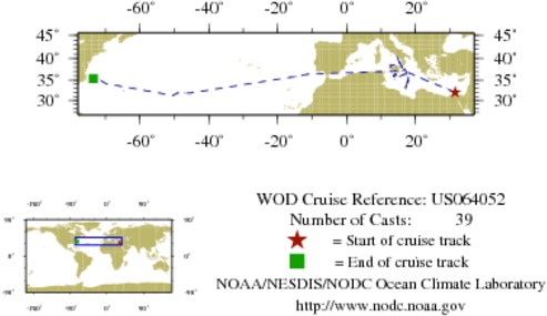 NODC Cruise US-64052 Information