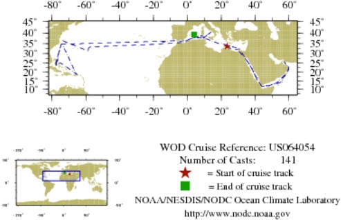 NODC Cruise US-64054 Information