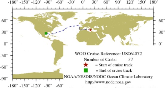 NODC Cruise US-64072 Information