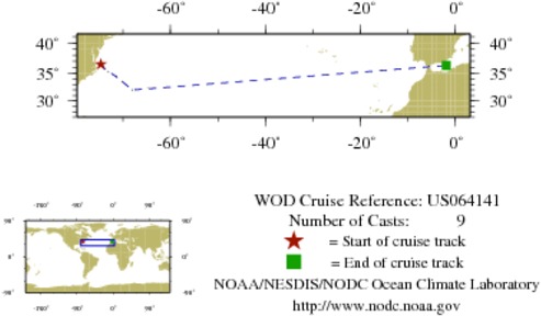 NODC Cruise US-64141 Information