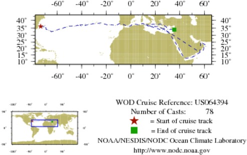 NODC Cruise US-64394 Information