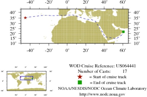NODC Cruise US-64441 Information