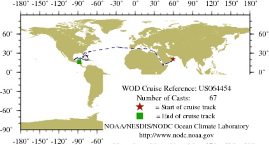 NODC Cruise US-64454 Information
