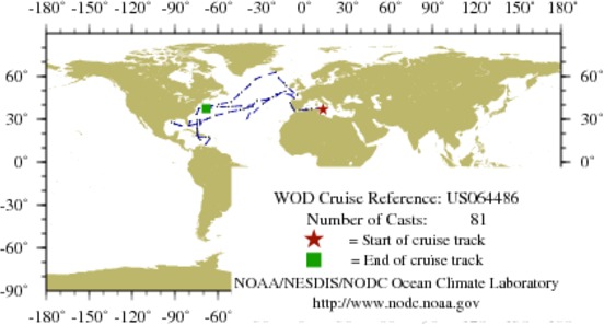 NODC Cruise US-64486 Information