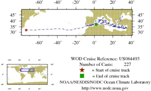 NODC Cruise US-64493 Information