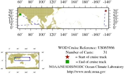 NODC Cruise US-65866 Information