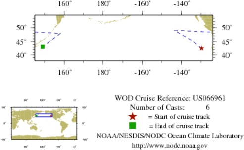 NODC Cruise US-66961 Information