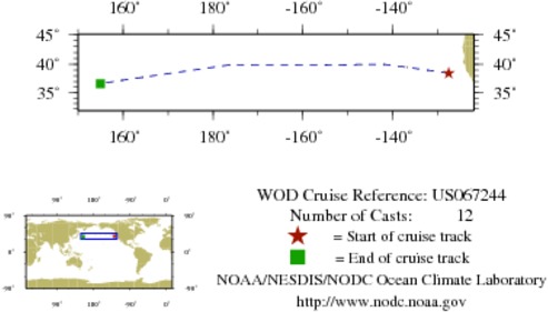 NODC Cruise US-67244 Information