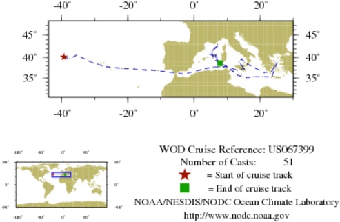 NODC Cruise US-67399 Information