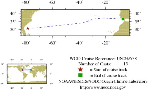 NODC Cruise US-69538 Information