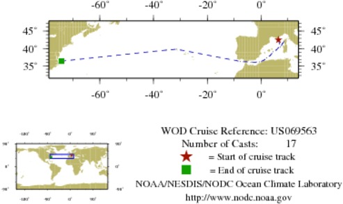 NODC Cruise US-69563 Information