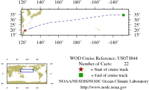 NODC Cruise US-71844 Information