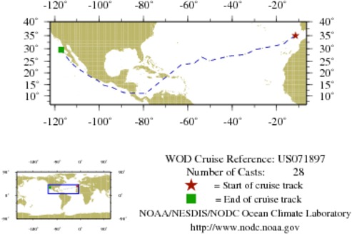 NODC Cruise US-71897 Information