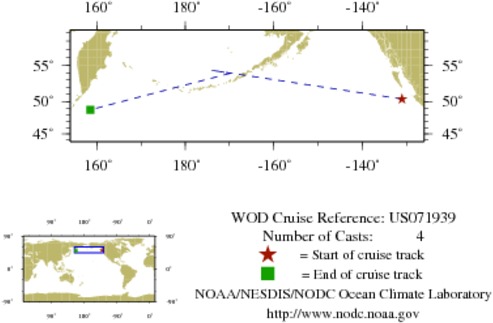 NODC Cruise US-71939 Information