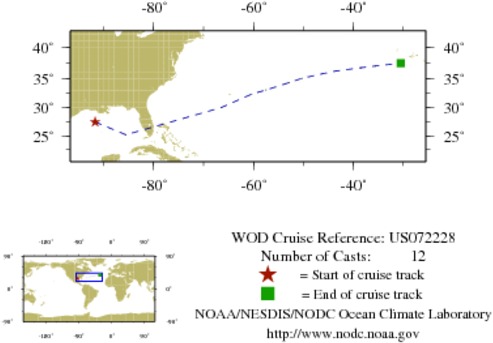 NODC Cruise US-72228 Information