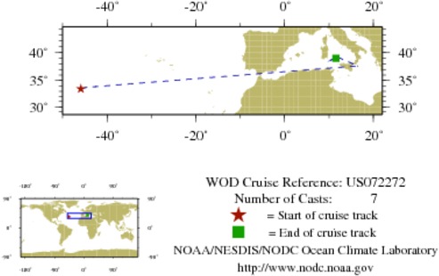 NODC Cruise US-72272 Information
