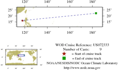 NODC Cruise US-72333 Information