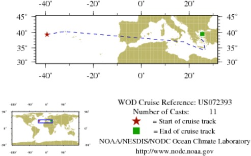 NODC Cruise US-72393 Information