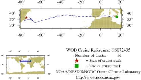 NODC Cruise US-72435 Information