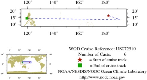 NODC Cruise US-72510 Information