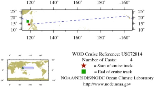 NODC Cruise US-72814 Information