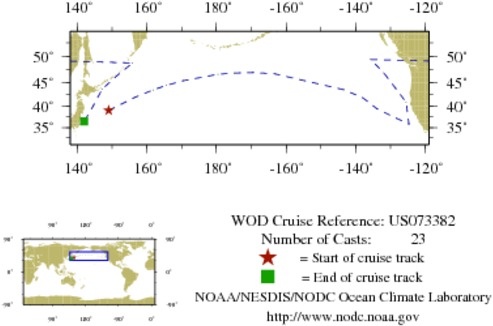NODC Cruise US-73382 Information