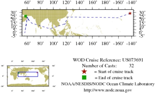 NODC Cruise US-73691 Information