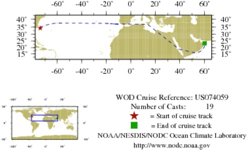 NODC Cruise US-74059 Information