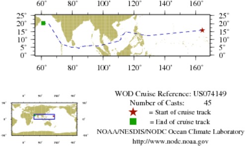 NODC Cruise US-74149 Information